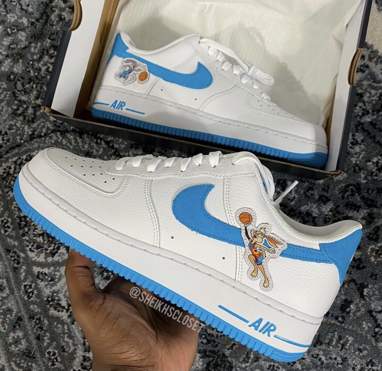 Space Jam Nike Air Force 1 Low Hare Bugs Lola Bunny Release Date 1