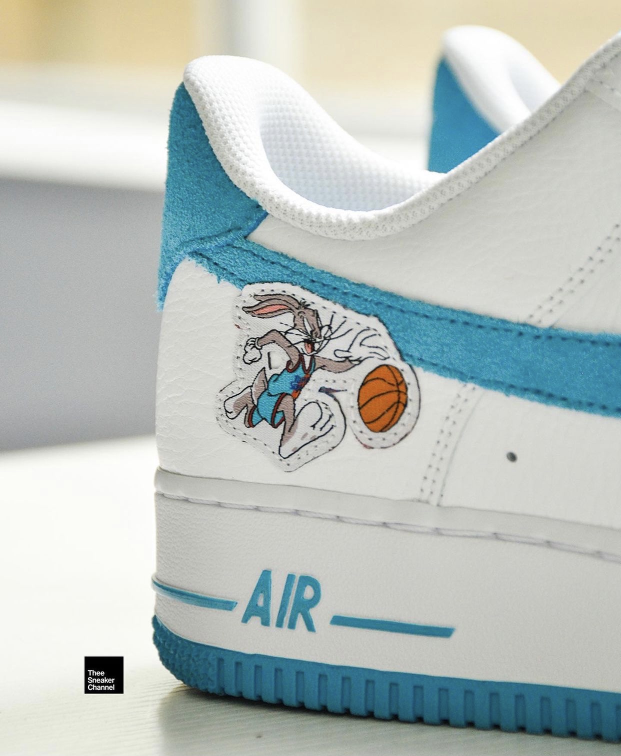Space Jam Nike Air Force 1 Low Hare Release Date On Feet 10