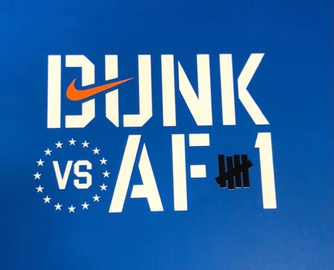 Undefeated Dunk vs AF-1 Pack