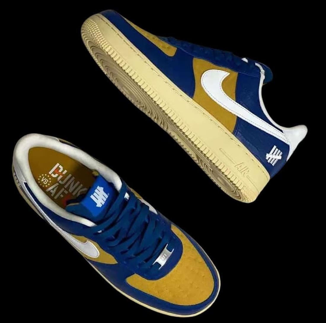 Undefeated Nike Air Force 1 Low Dunk vs AF1 Pack Release Date