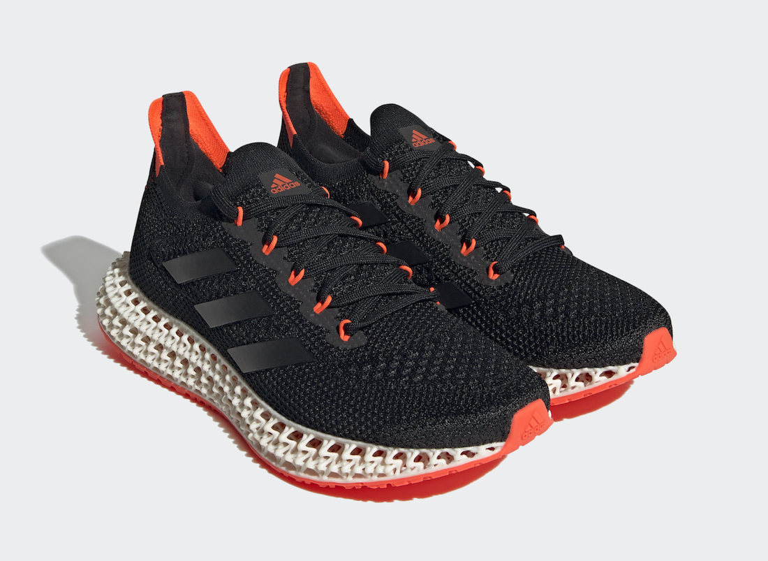 adidas 4DFWD Black Solar Red FY3963 Release Date - SBD