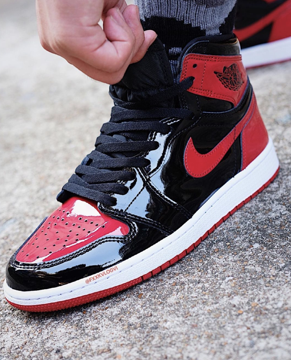 Jordan 1 Bred Patent Leather 555088-063 Release Date - SBD
