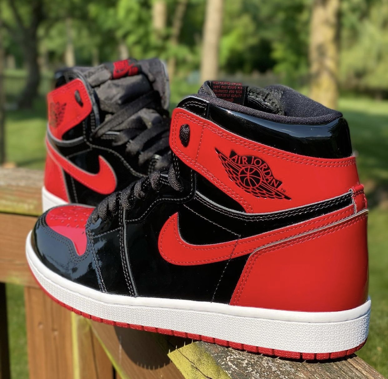 Air Jordan 1 Retro High OG 'Patent Bred' 555088-063