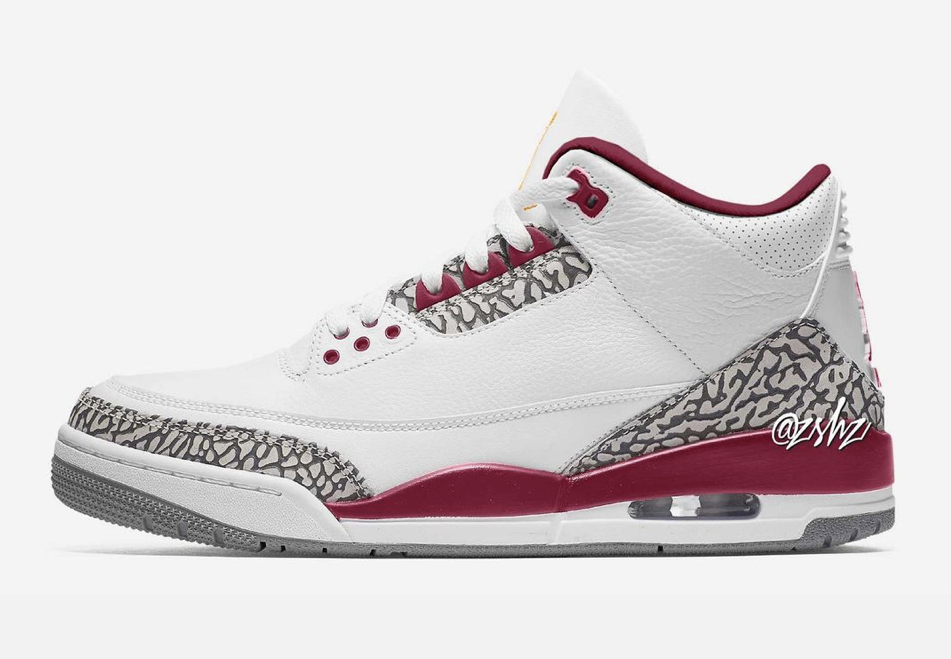 Air Jordan 3 Cardinal CT8532126 Release Date Sneaker Bar Detroit