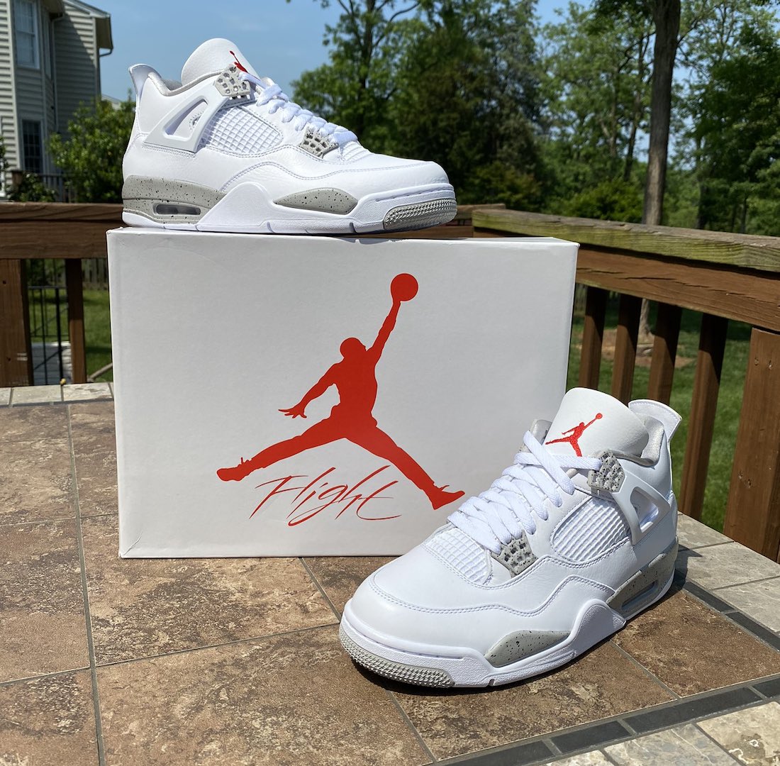 jordan 4 white shoes