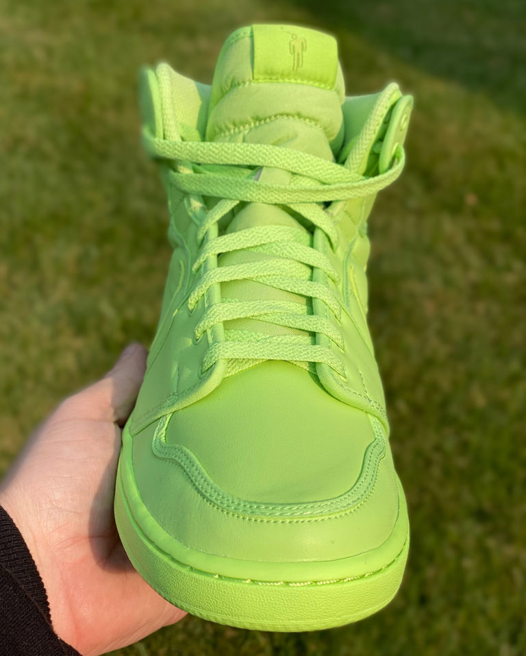 billie eilish jordans green