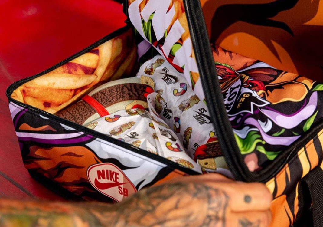 Color Skates Nike-SB Dunk High Kebab and Destroy Lunchbox