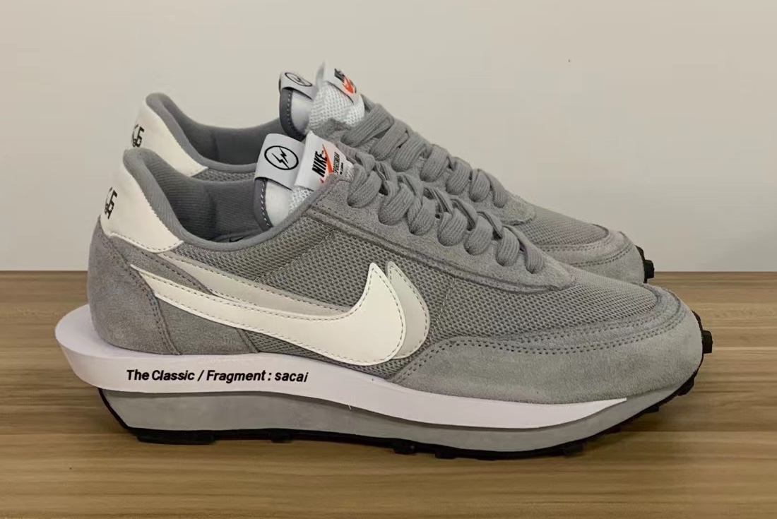 Fragment x Sacai x Nike LDWaffle Light Smoke Grey DH2684-001 