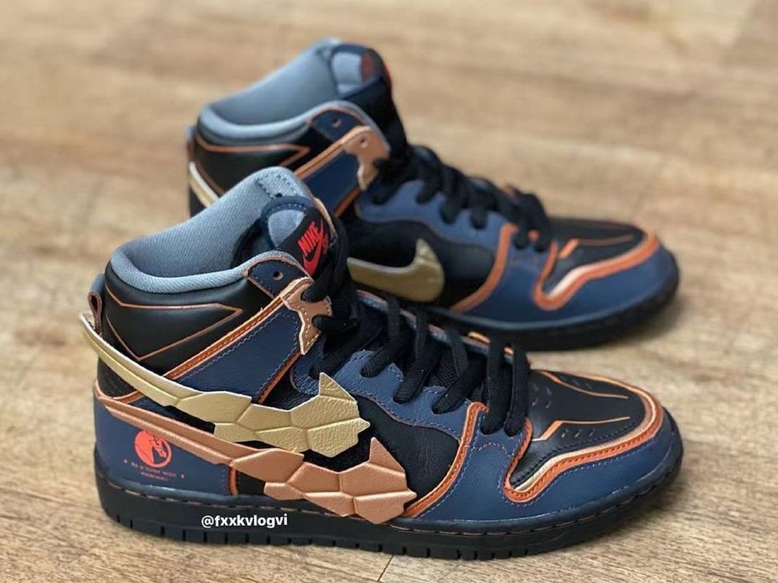 nike sb dunk x gundam