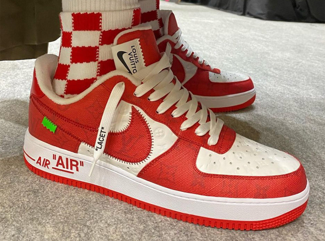 Louis Vuitton x Nike Air Force 1 Low Release Date SBD