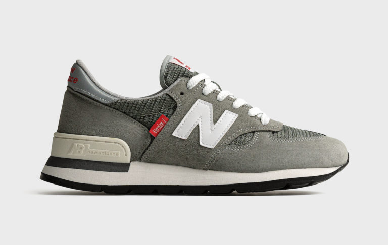 new balance 990v1 on feet