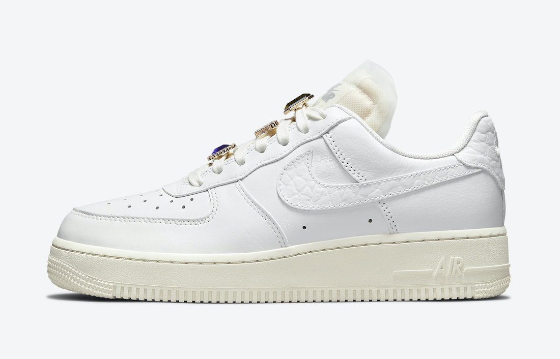 Nike Air Force 1 Low Bling Summit White Sea Glass DN5463-100 Release Date 