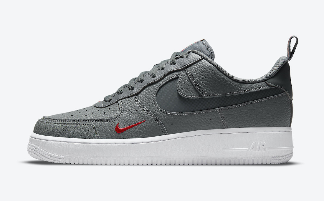 Nike Air Force 1 Low Grey Red DN4433-001 Release Date
