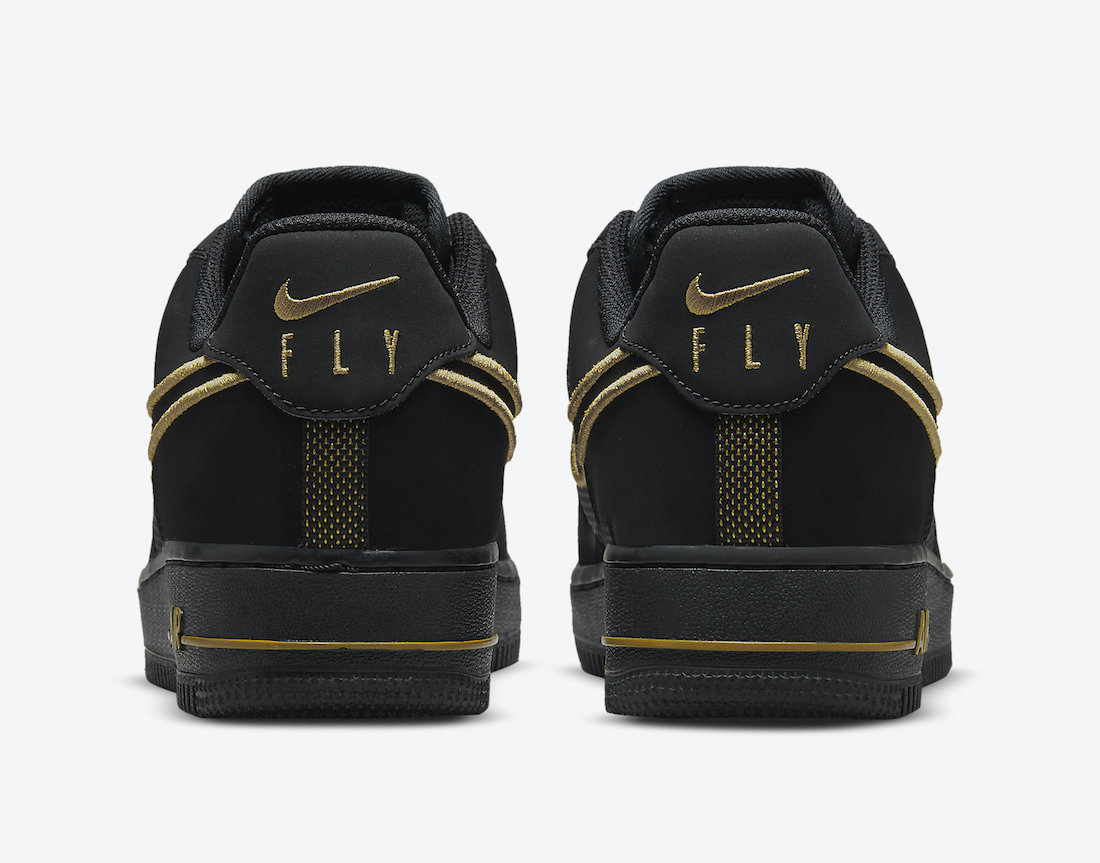 Nike Air Force 1 Low Legendary Black Gold DM8077-001 Release Date
