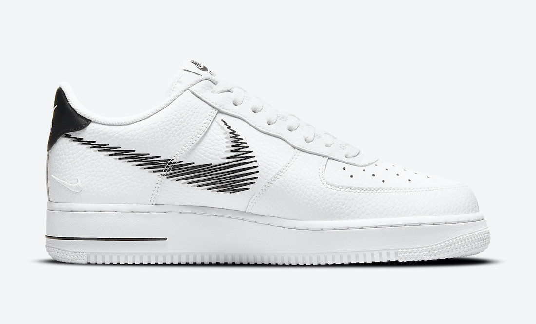 Nike Air Force 1 Low Zig Zag White Black DN4928-100 Release Date