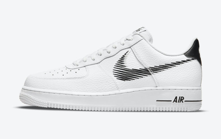 Nike Air Force 1 Low Zig Zag White Black DN4928-100 Release Date - SBD