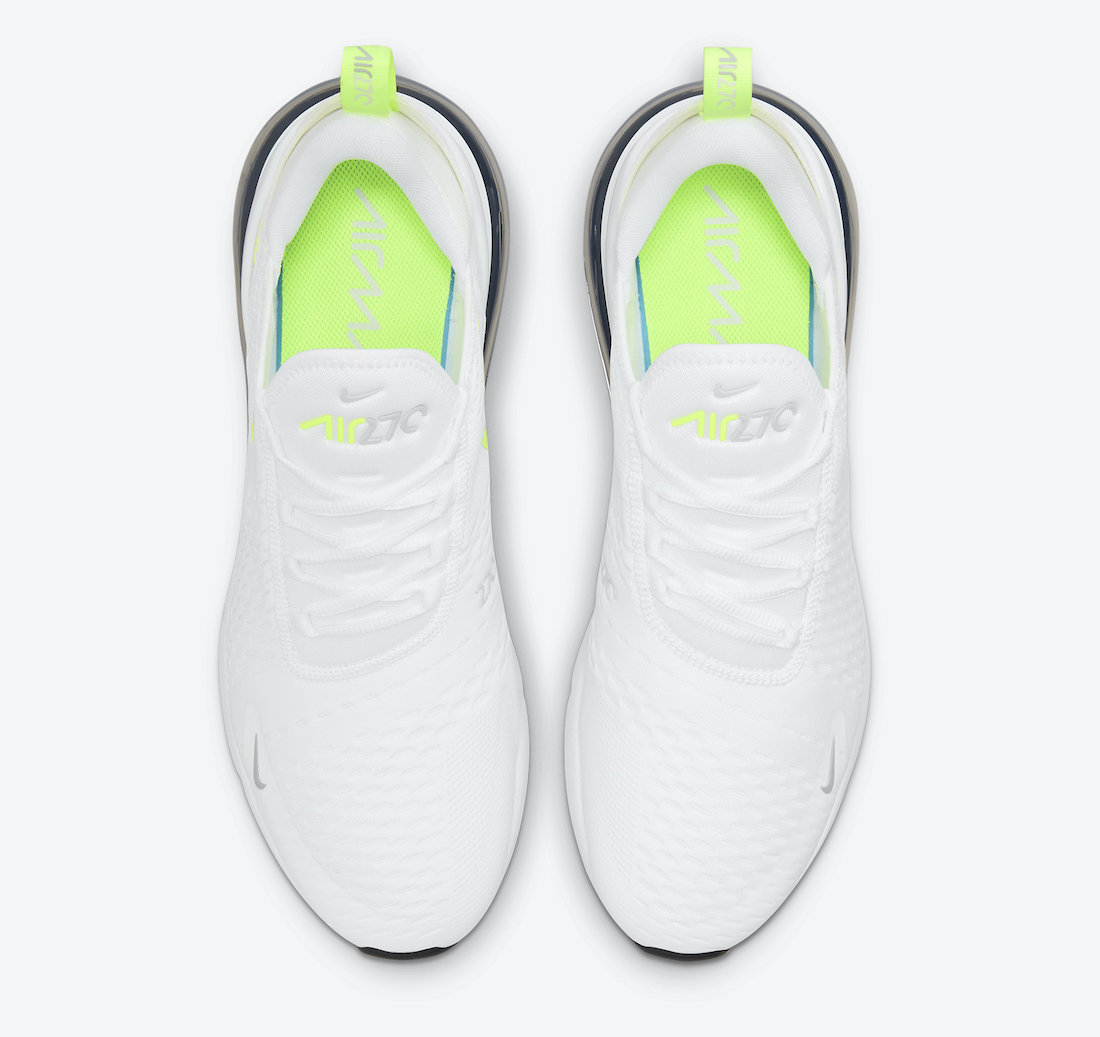 Nike Air Max 270 White Volt DN4922-100 Release Date