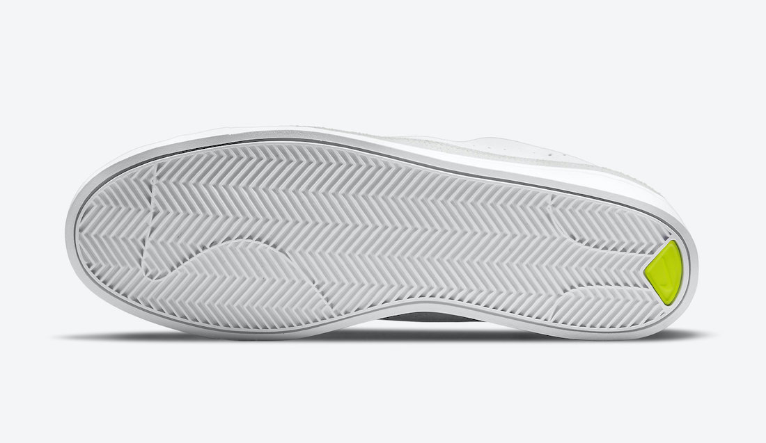 Nike Blazer Low X White Volt DN6995-100 Release Date