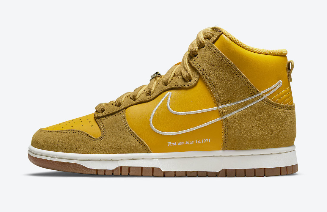 Nike Dunk High First Use University Gold DH6758-700 Release Date