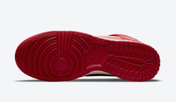 red first use dunks