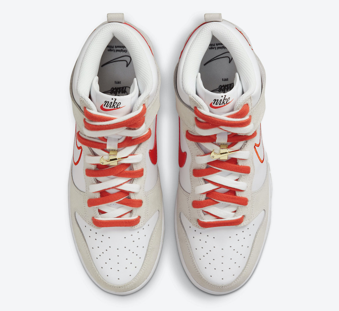 Nike Dunk High First Use White Orange DH6758-100 Release Date
