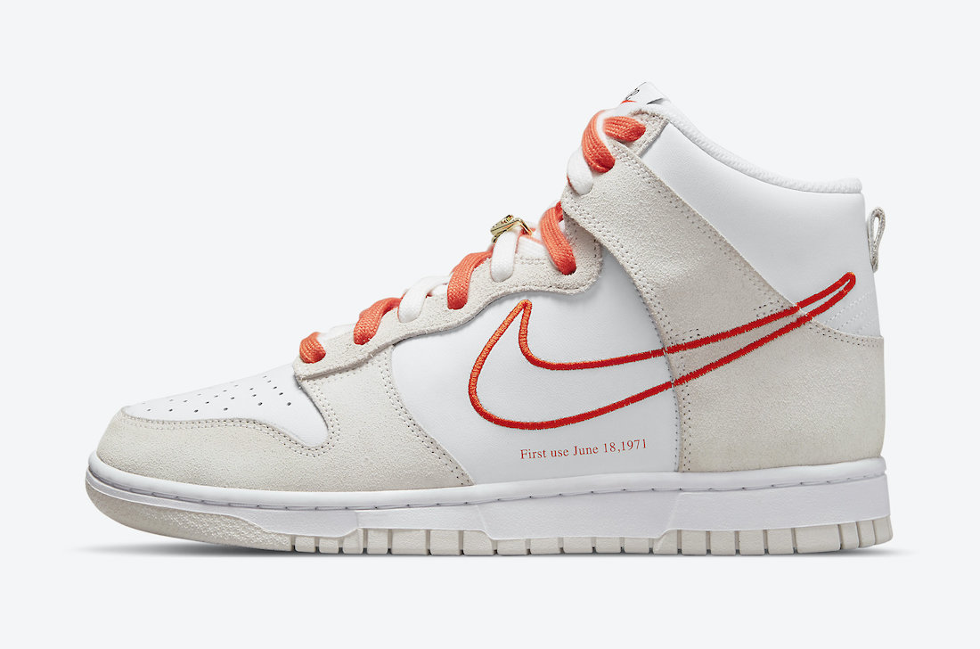 Nike Dunk High First Use White Orange DH6758-100 Release Date - SBD