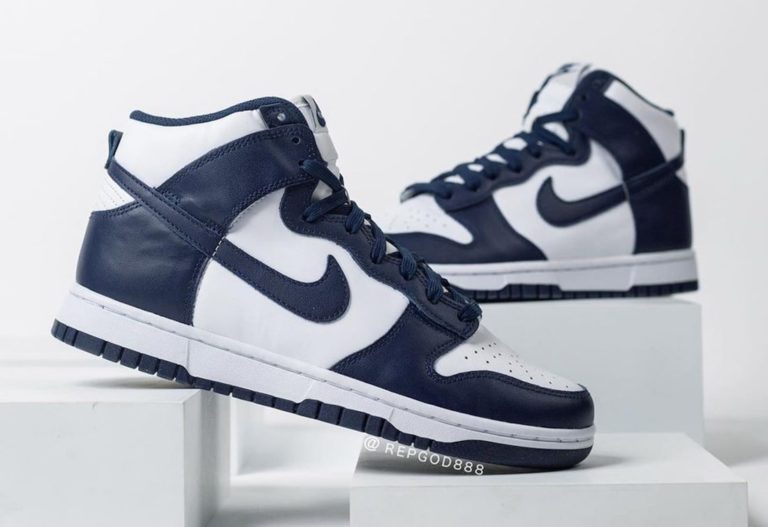 championship navy dunk high release date