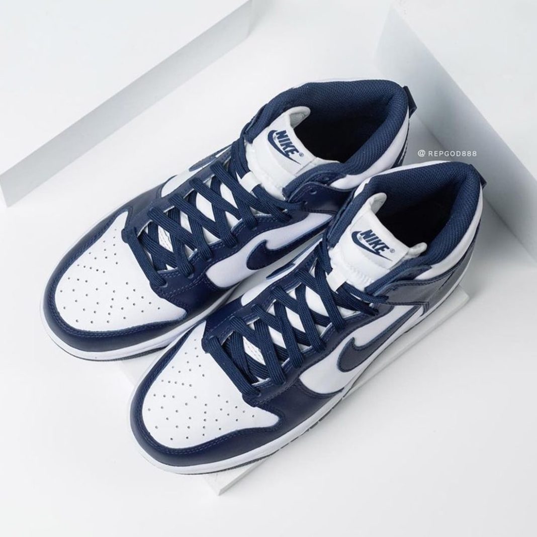 dunk high midnight navy