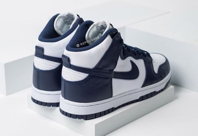 championship navy dunk high release date