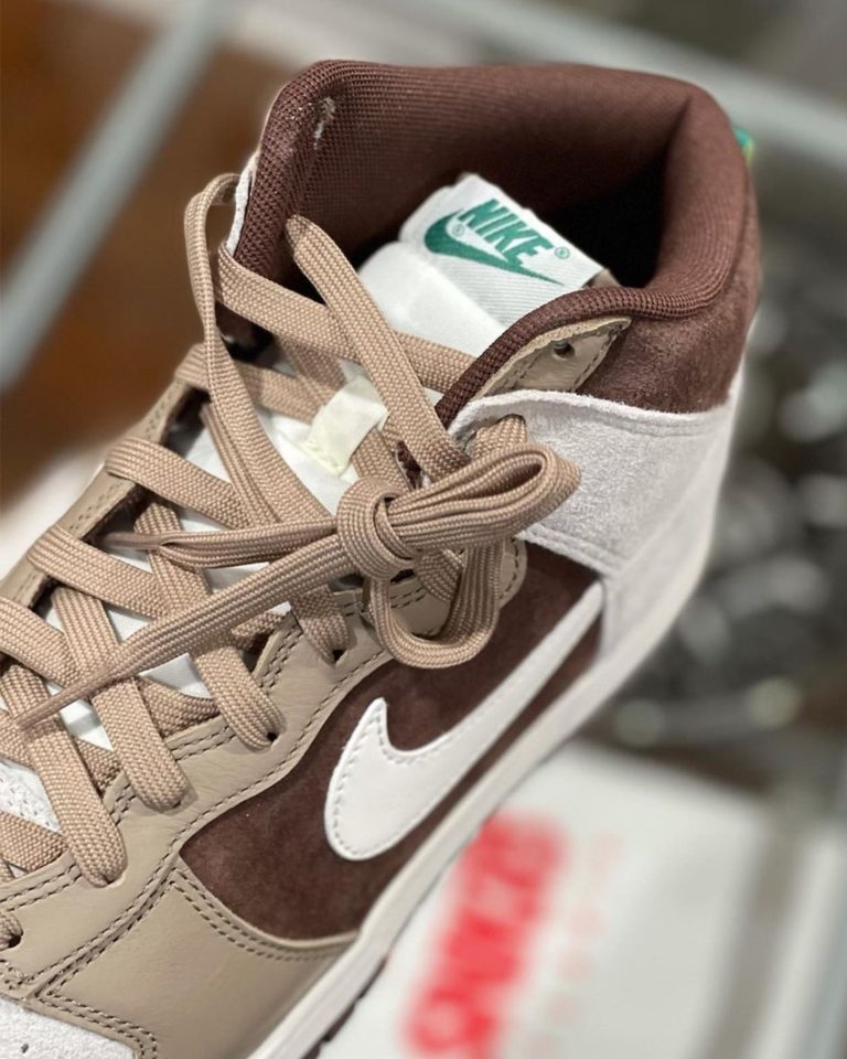 light chocolate high dunks