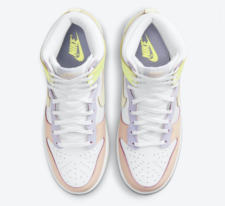 nike dunk high white cashmere