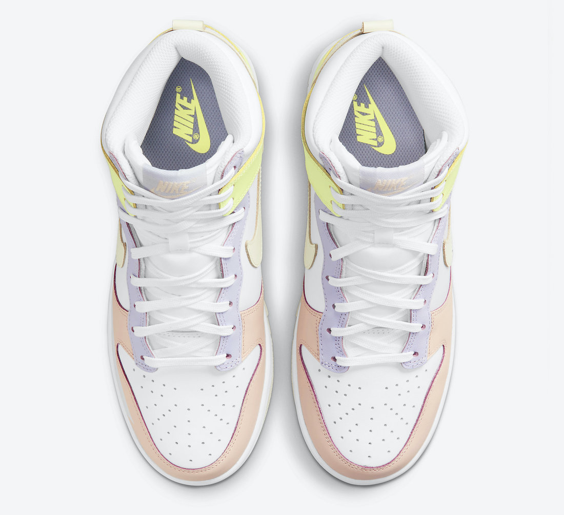 Nike Dunk High White Cashmere Lemon Twist DD1869 108 Release Date Price 3