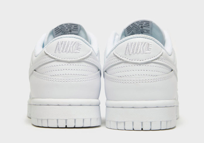 nike triple white dunk low