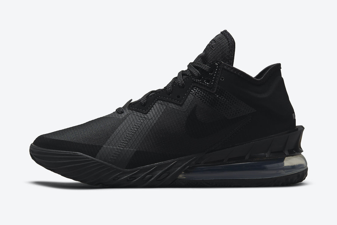 Nike LeBron 18 Low Zero Dark 23 Black CV7562-004 Release Date