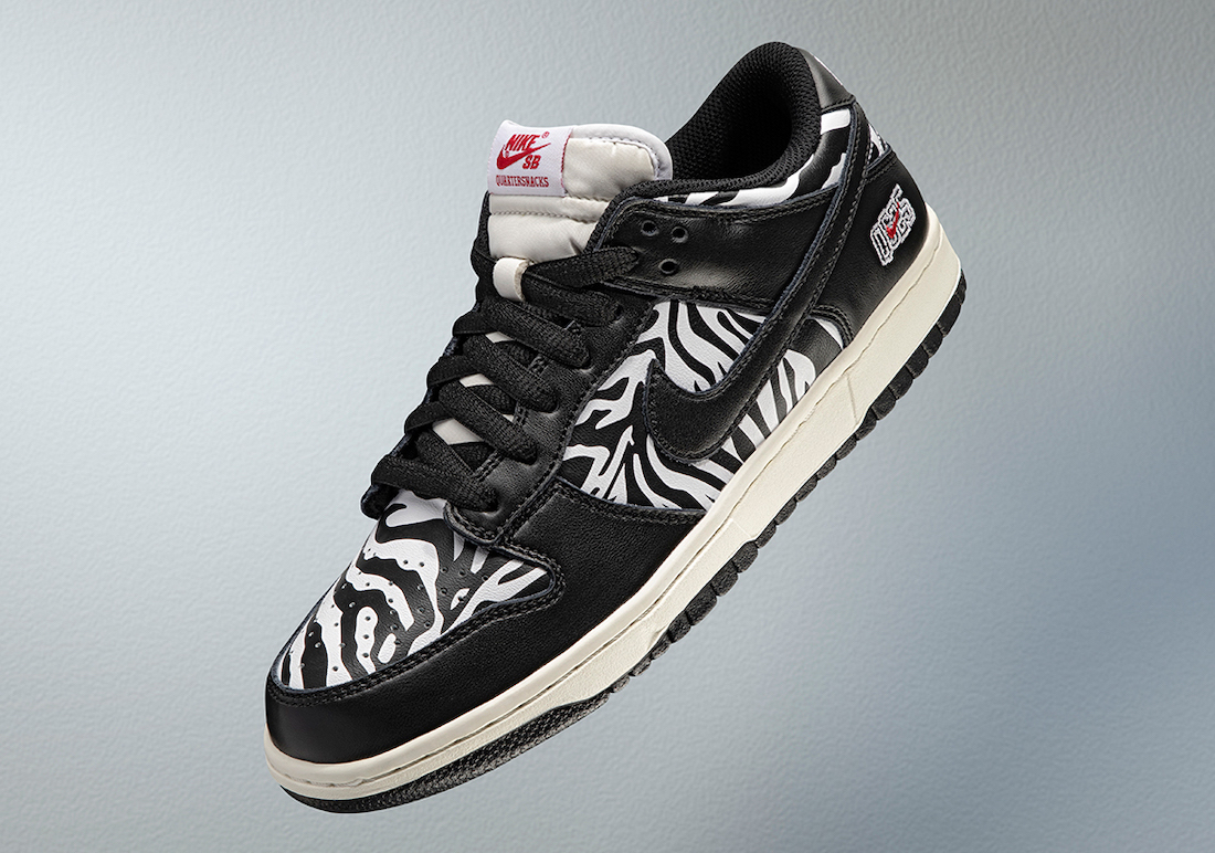 Quartersnacks x Nike SB Dunk Low Zebra DM3510-001 Release Date - SBD