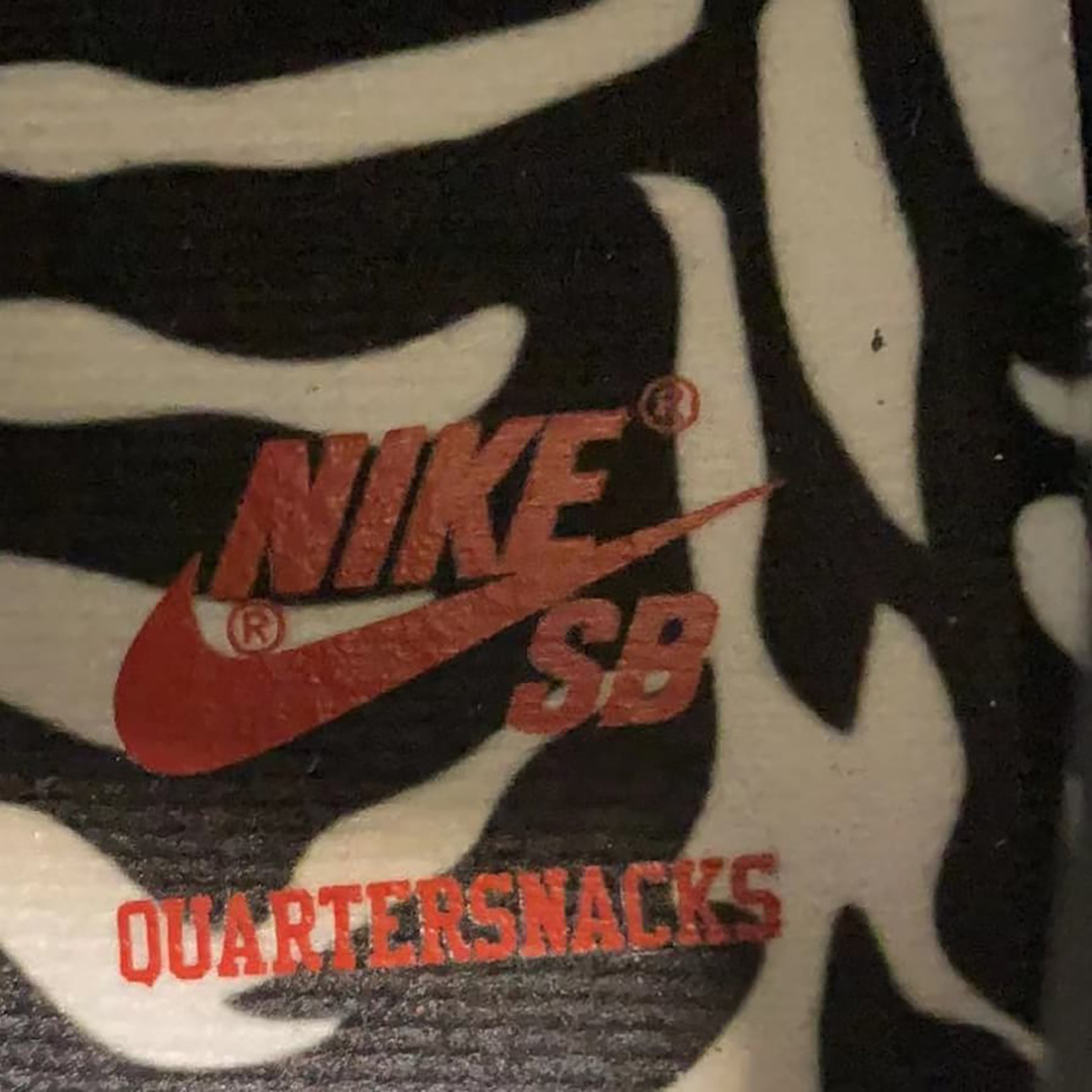 Quartersnacks Nike SB Dunk Low Zebra 2021 Release Date