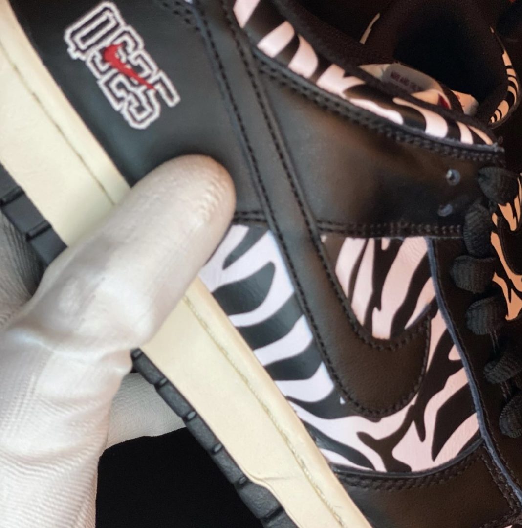 nike sb dunk quartersnacks zebra