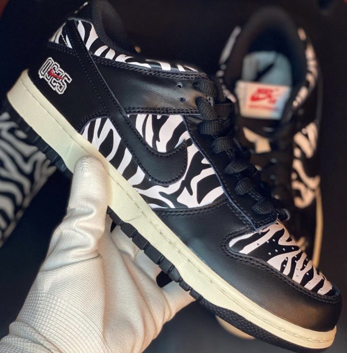 nike dunk sb zebra