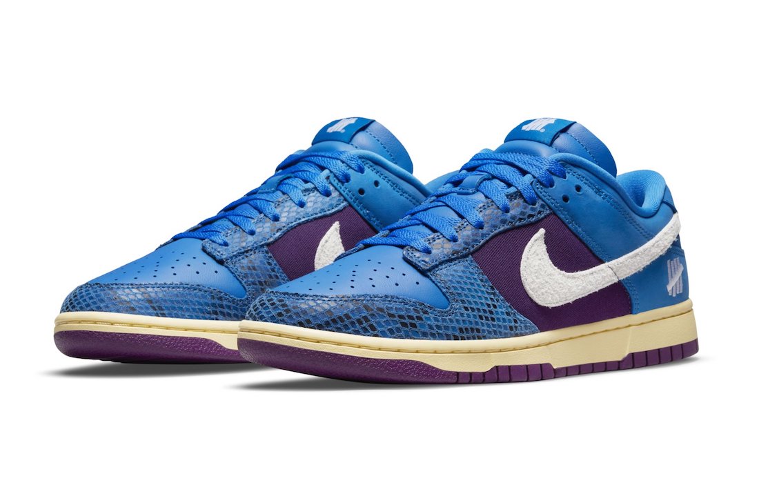 Undefeated Nike Dunk Low Dunk vs AF1 Blue Release Date