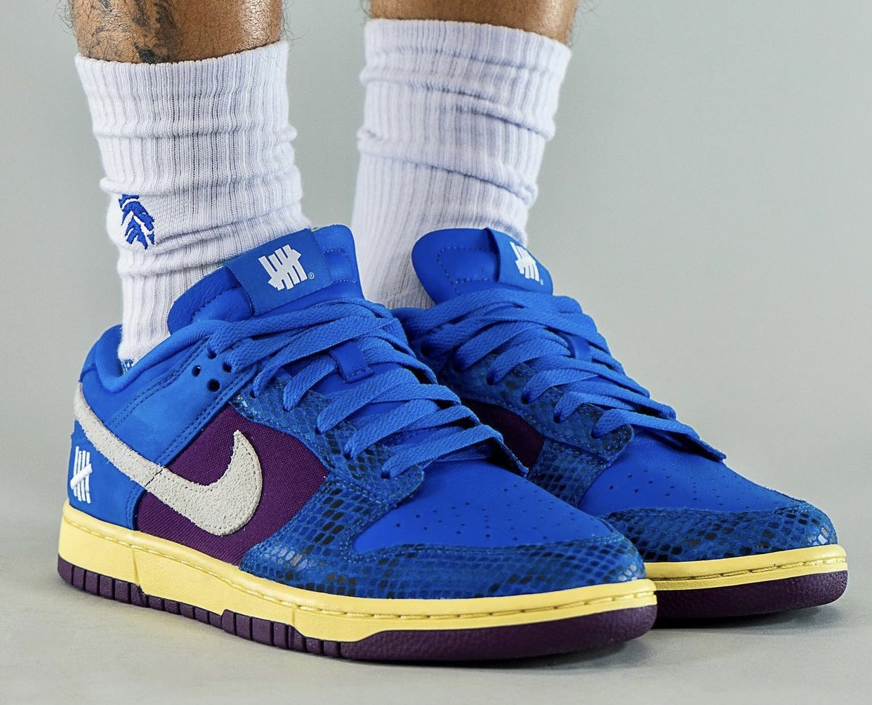 Undefeated Nike Dunk Low Royal Blue Purple DH6508-400 Release Date
