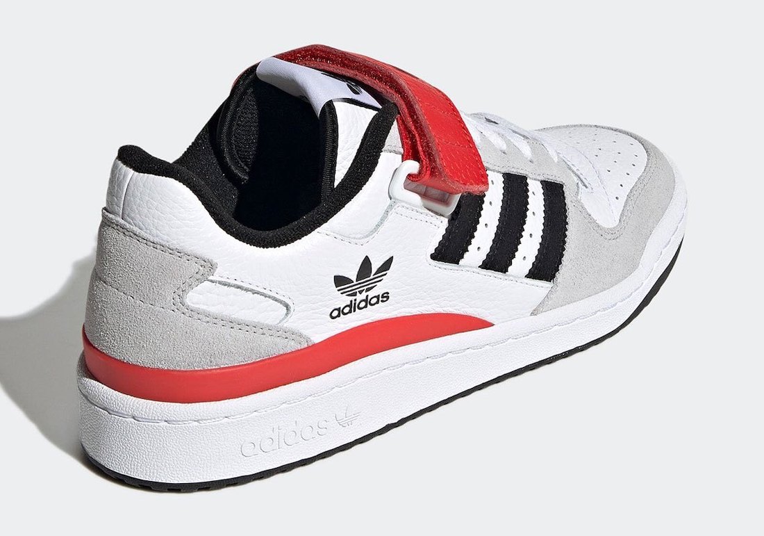 adidas Forum Low White Grey Black Red GY3249 Release Date