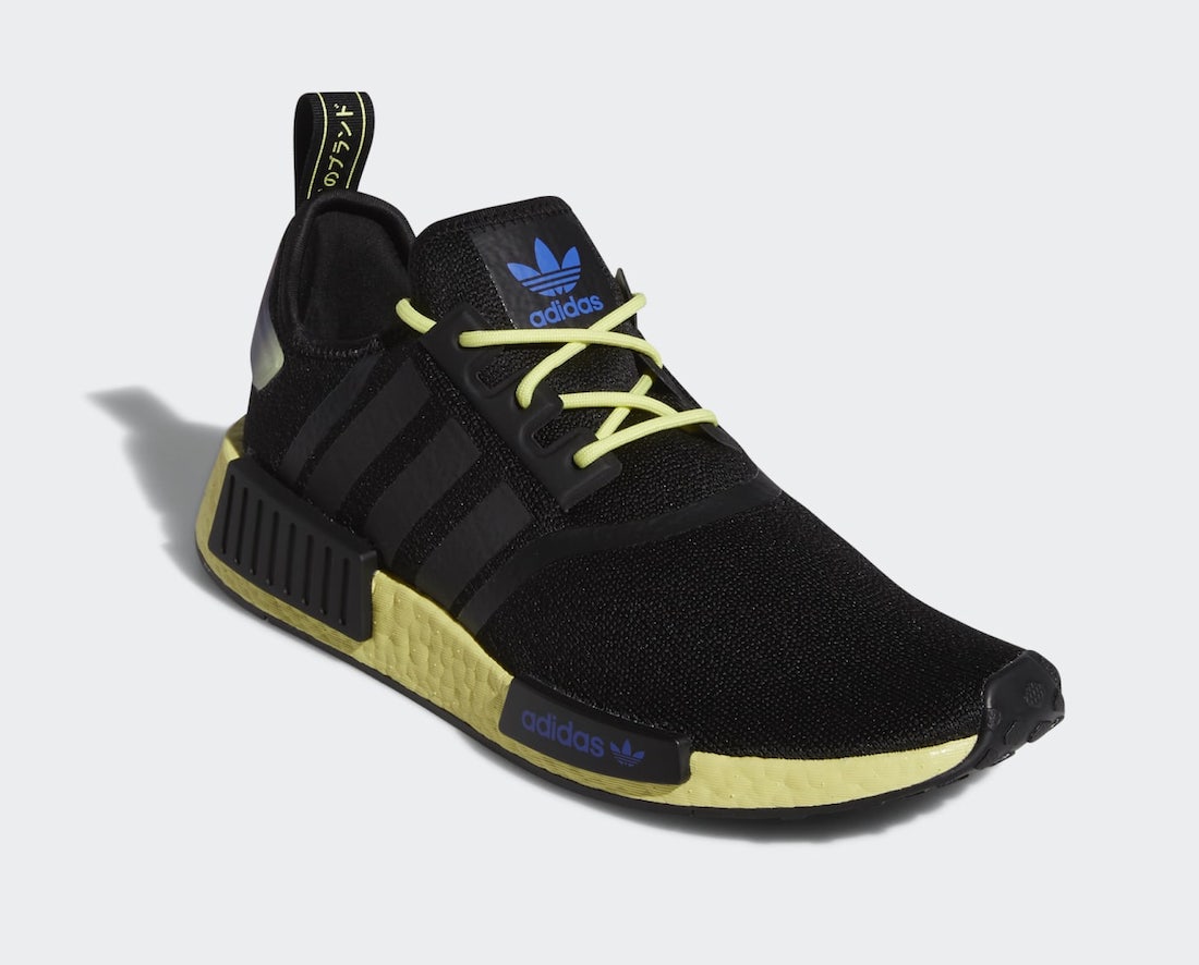adidas NMD R1 Core Black Pulse Yellow GY8281 Release Date