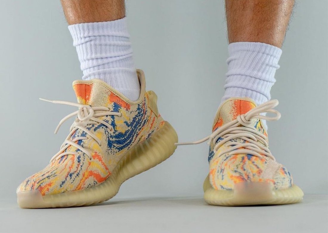 adidas Yeezy Boost 350 V2 MX Oat Release Date On Feet 7