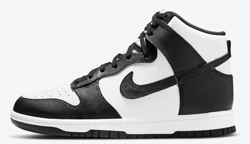 nike dunk high white black official release dates 2021