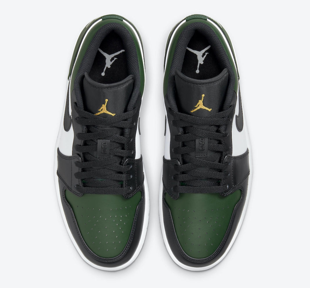 Air Jordan 1 Low Green Toe 553558-371 Release Date - SBD