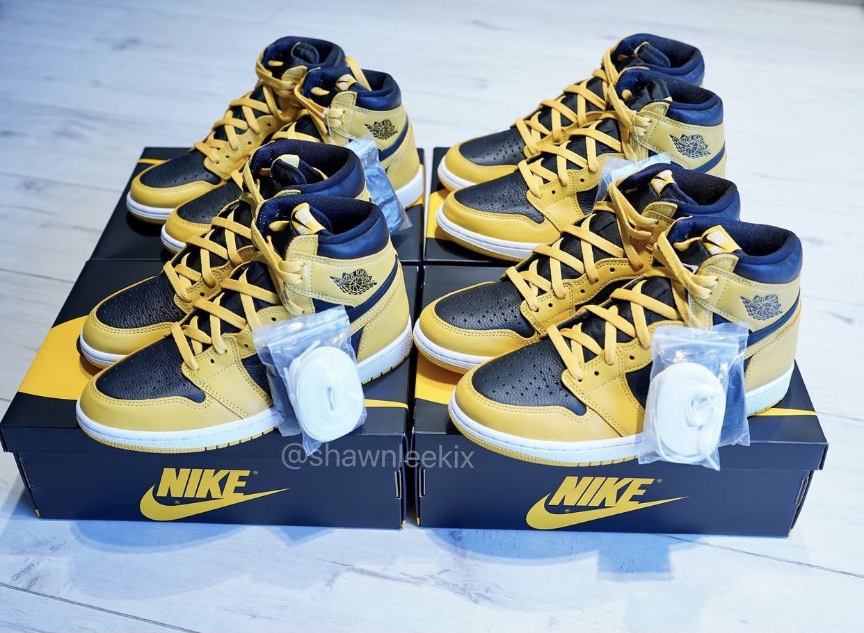 Jordan 2 Retro Homme Chaussures Pollen 555088-701 Release Date Box