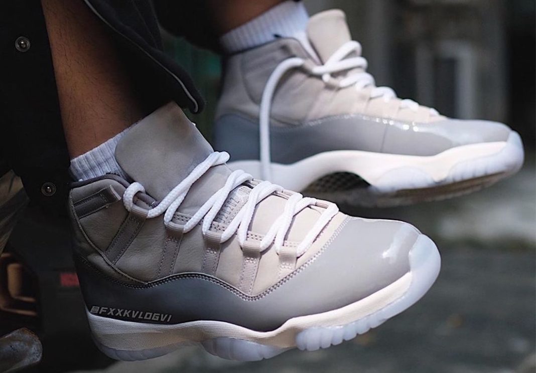 How This Year's Air Jordan 11 “Cool Grey” Looks On-Feet | Sneaker Combos