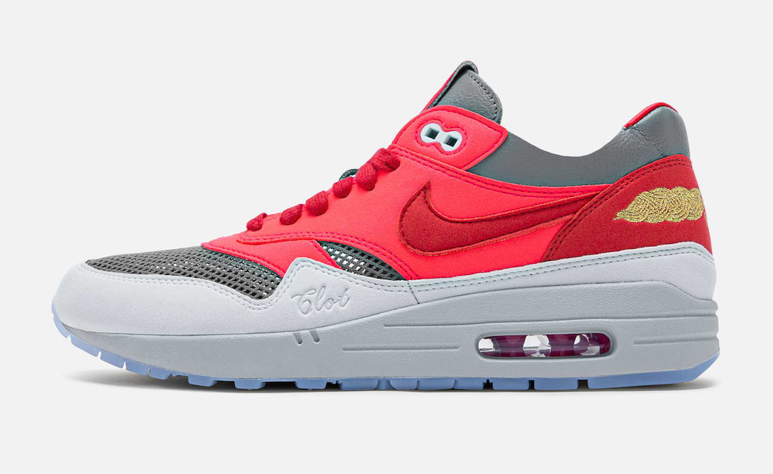 CLOT Nike long-sleeve Air Max 1 KOD Solar Red DD1870 600 Release Date 1