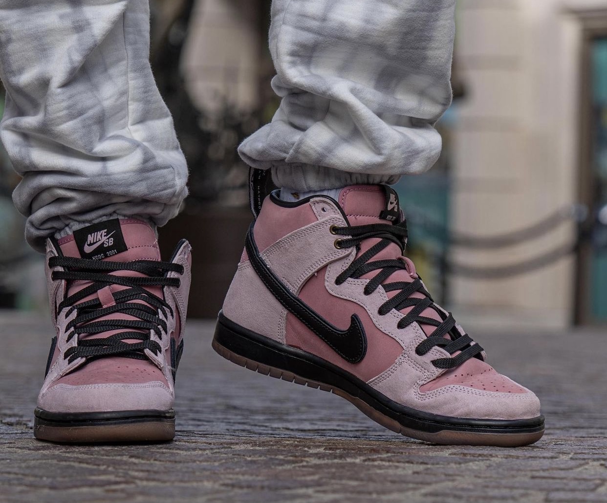 KCDC Nike SB Dunk High DH7742 600 Release Date On Feet 7