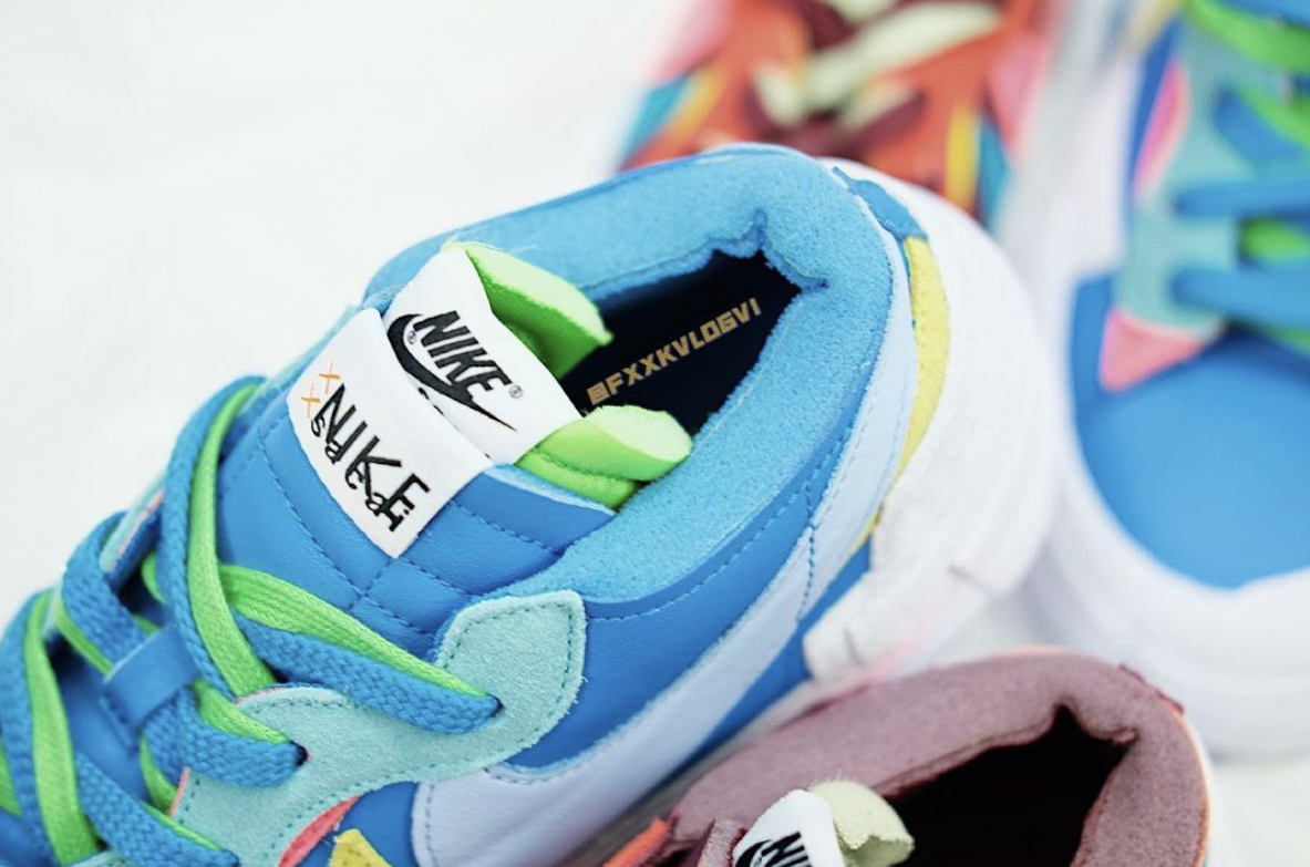 Kaws Sacai Nike Blazer Low DM7901-400 DM7901-600 Release Date